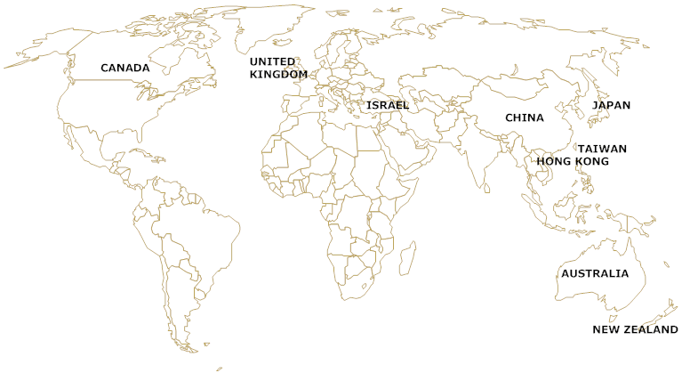 International Distributors Map